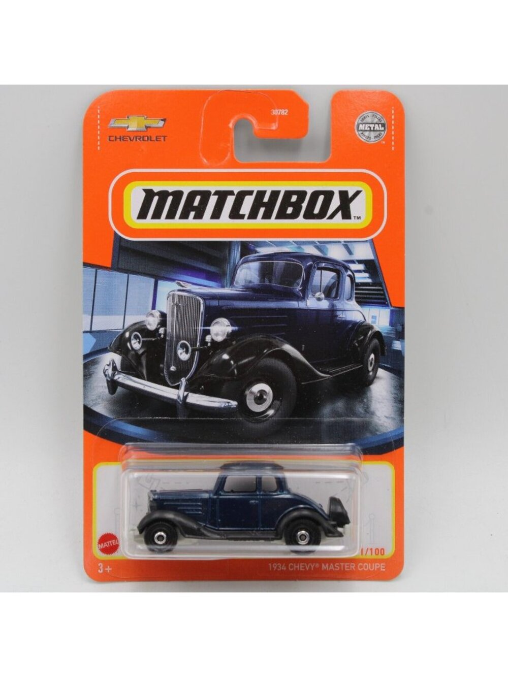 Matchbox 1934 Chevy Master Coupe Dark Blue MBX Showroom Chevrolet